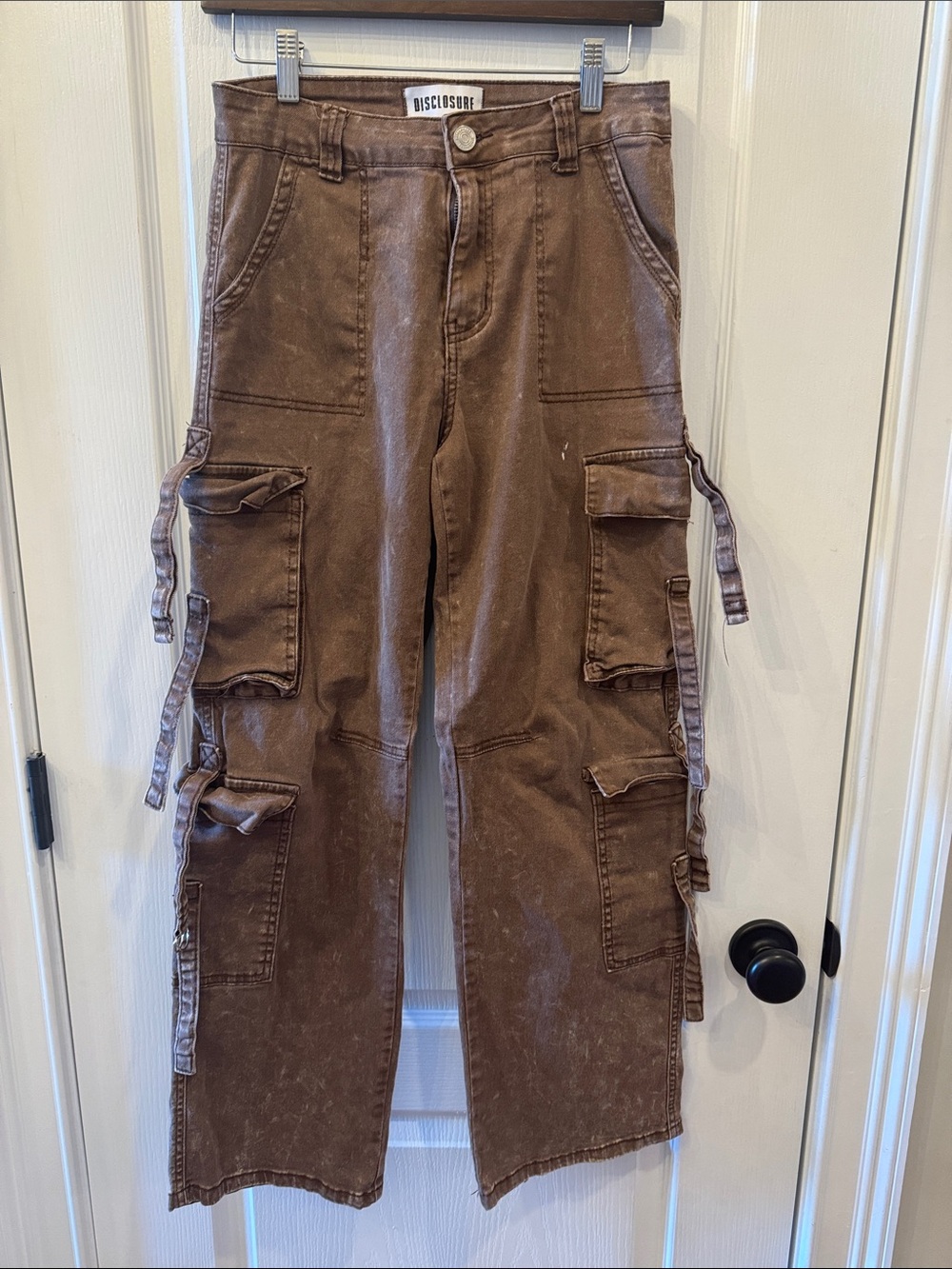 Disclosure Brown Utility Cargo Pants